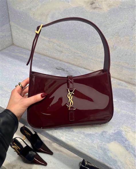 red patent ysl bag|New cherry red patent YSL Yves Saint Laurent bag .